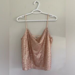American Eagle pink sequin tank! Small